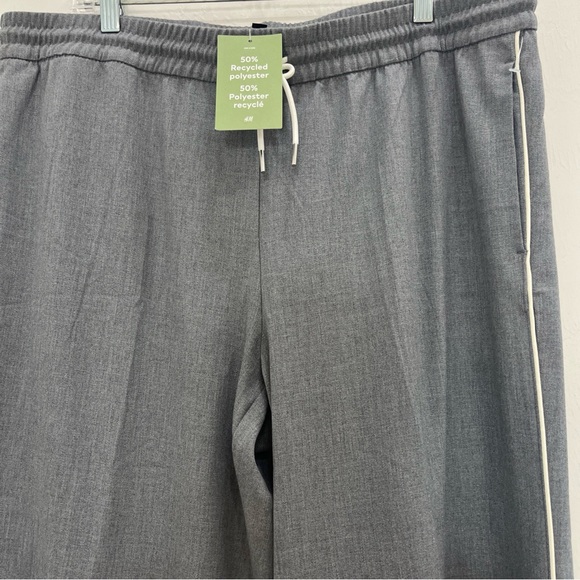 Divided H&M Women’s Wide Legs Jogger Gray XL Pants Sweetpants - Picture 8 of 9